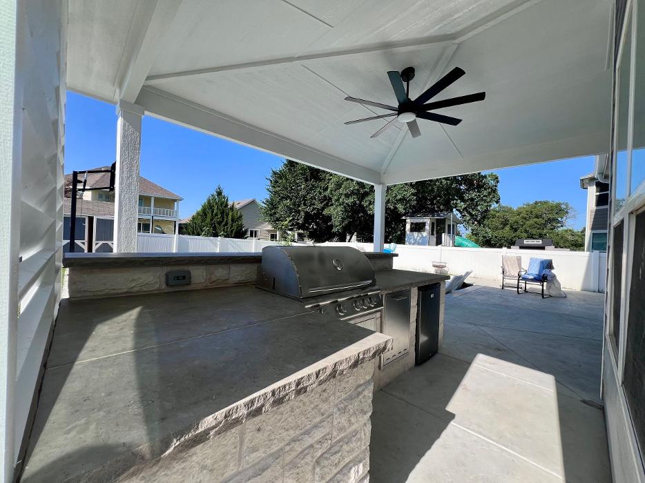 Beautiful Backyard Living Image