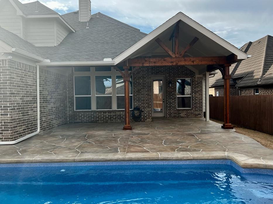 Beautiful Backyard Living Image