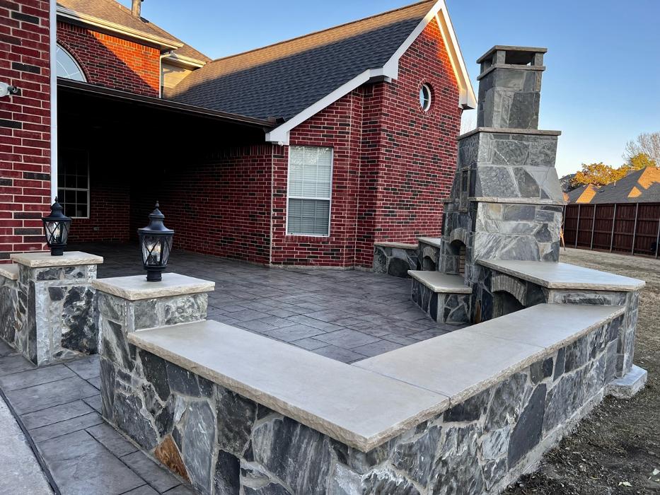 Beautiful Backyard Living Image