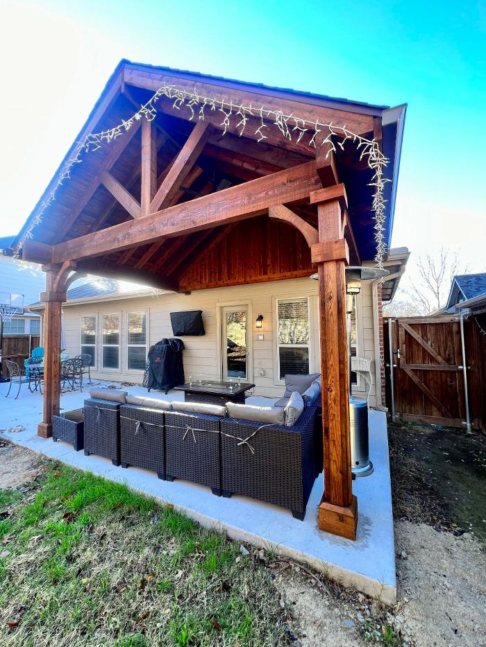 Beautiful Backyard Living Image