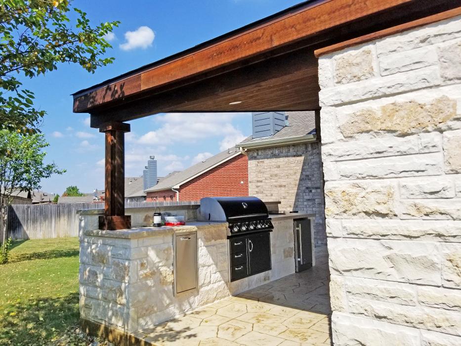 Beautiful Backyard Living Image