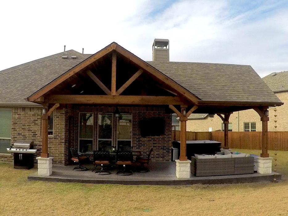 Beautiful Backyard Living Image