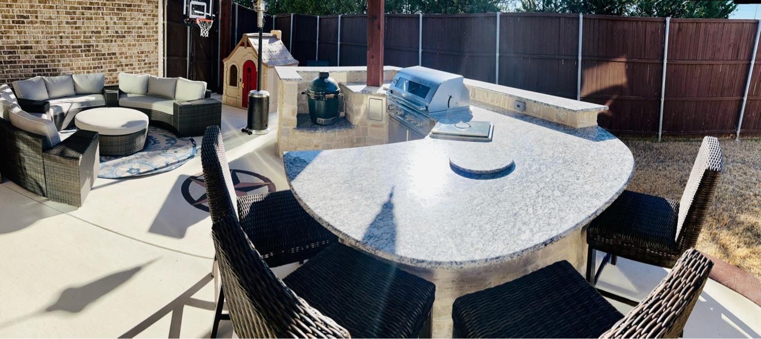 Beautiful Backyard Living Image