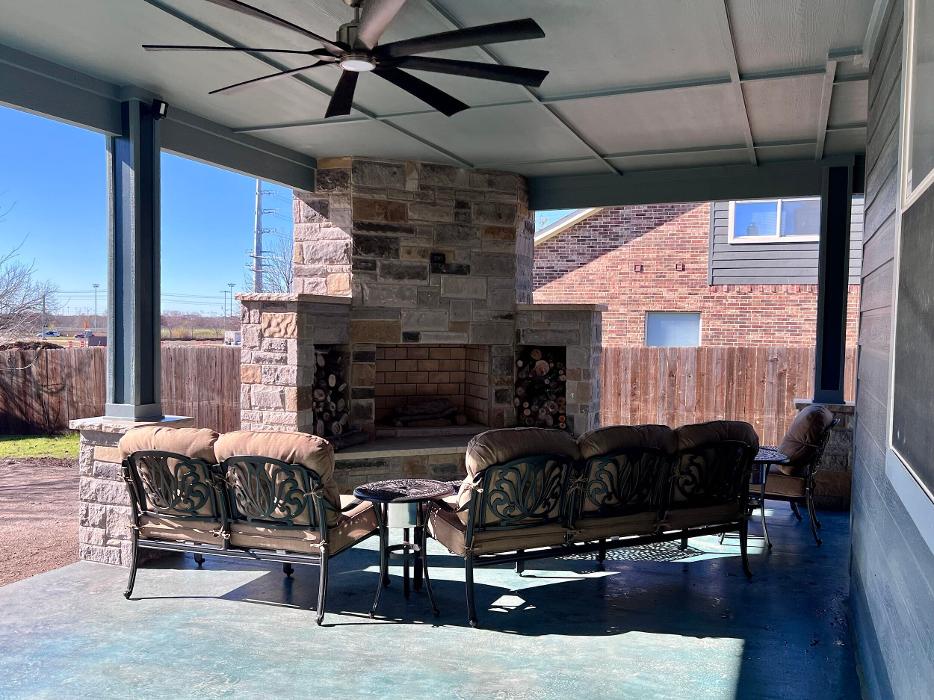 Beautiful Backyard Living Image