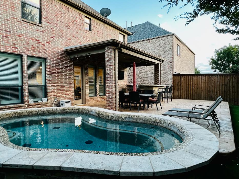 Beautiful Backyard Living Image