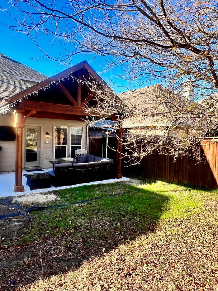 Beautiful Backyard Living Image