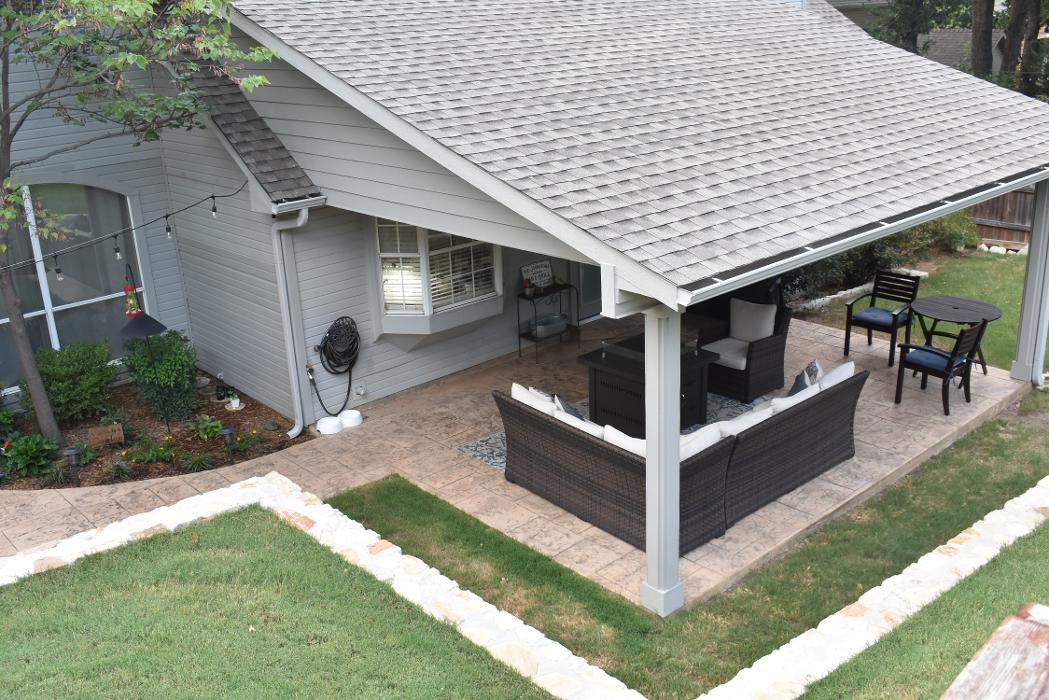 Beautiful Backyard Living Image