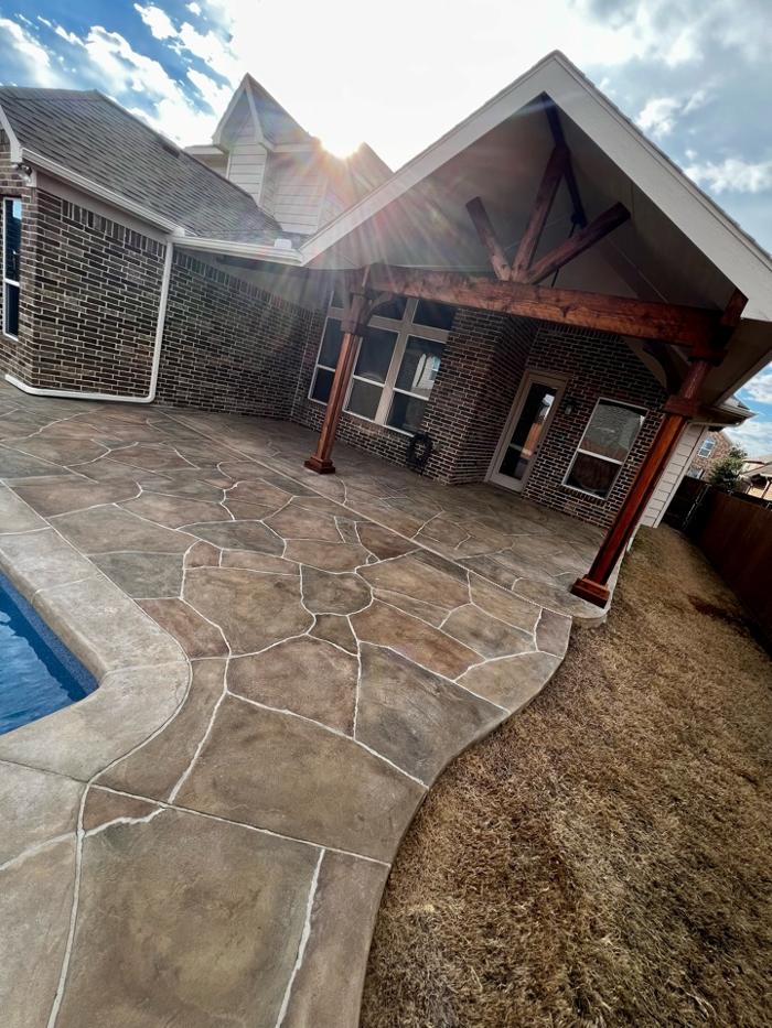 Beautiful Backyard Living Image