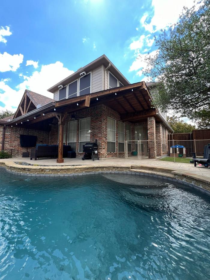 Beautiful Backyard Living Image