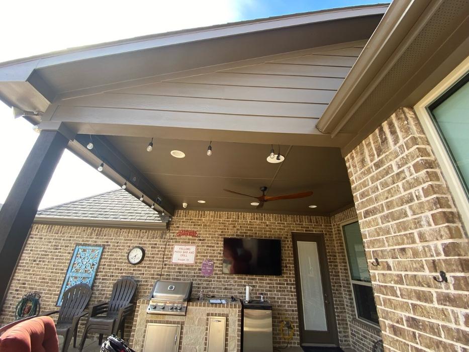 Beautiful Backyard Living Image