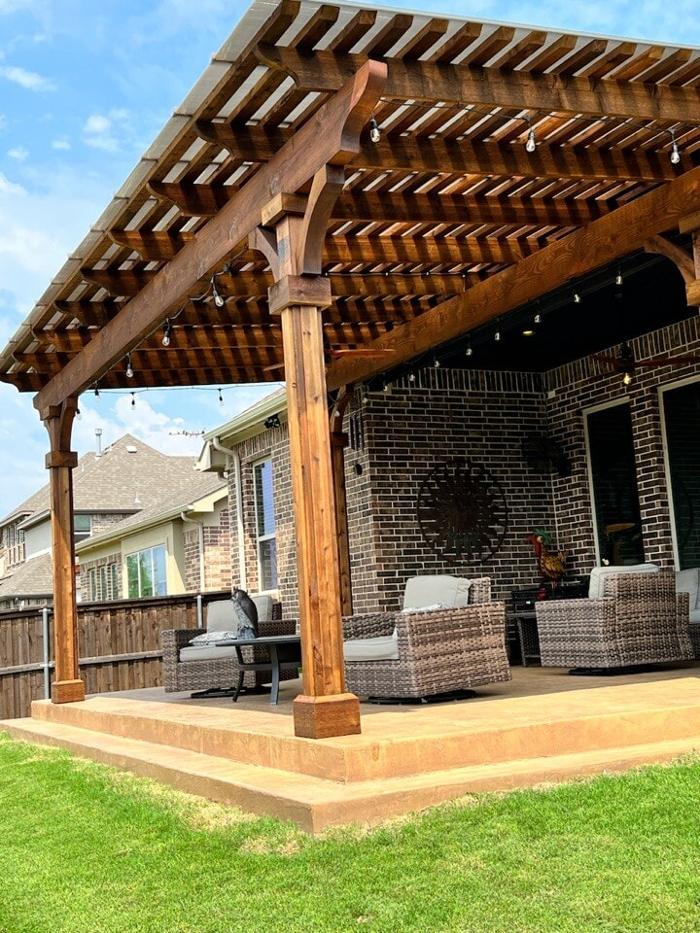 Beautiful Backyard Living Image