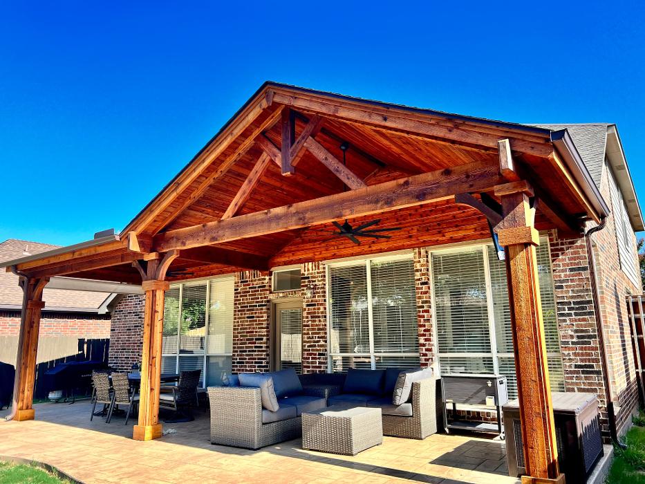 Beautiful Backyard Living Image