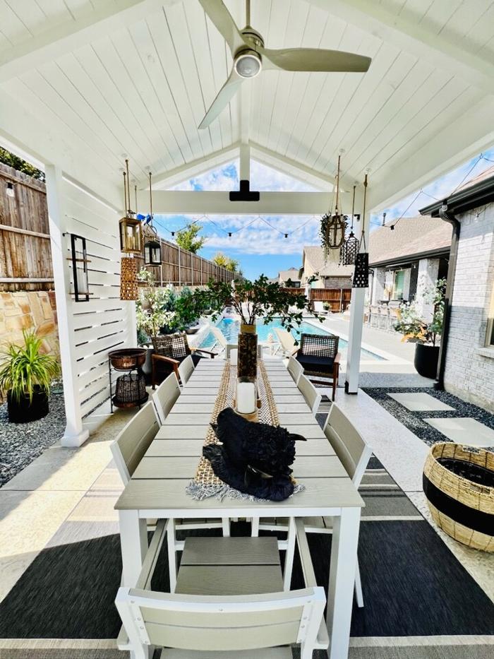 Beautiful Backyard Living Image