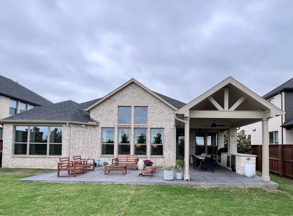 Beautiful Backyard Living Image