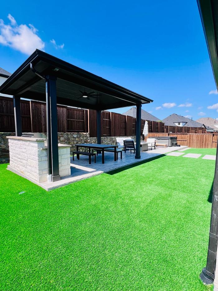 Beautiful Backyard Living Image