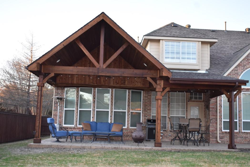 Beautiful Backyard Living Image