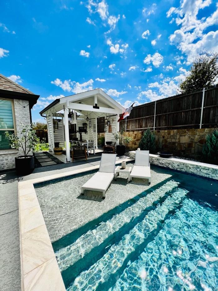 Beautiful Backyard Living Image