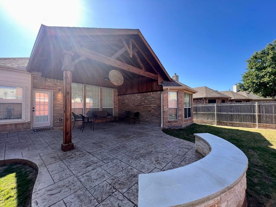 Beautiful Backyard Living Image