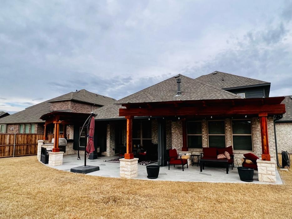 Beautiful Backyard Living Image