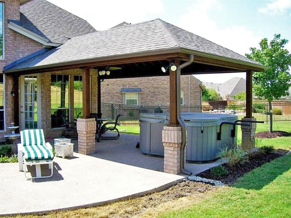 Beautiful Backyard Living Image