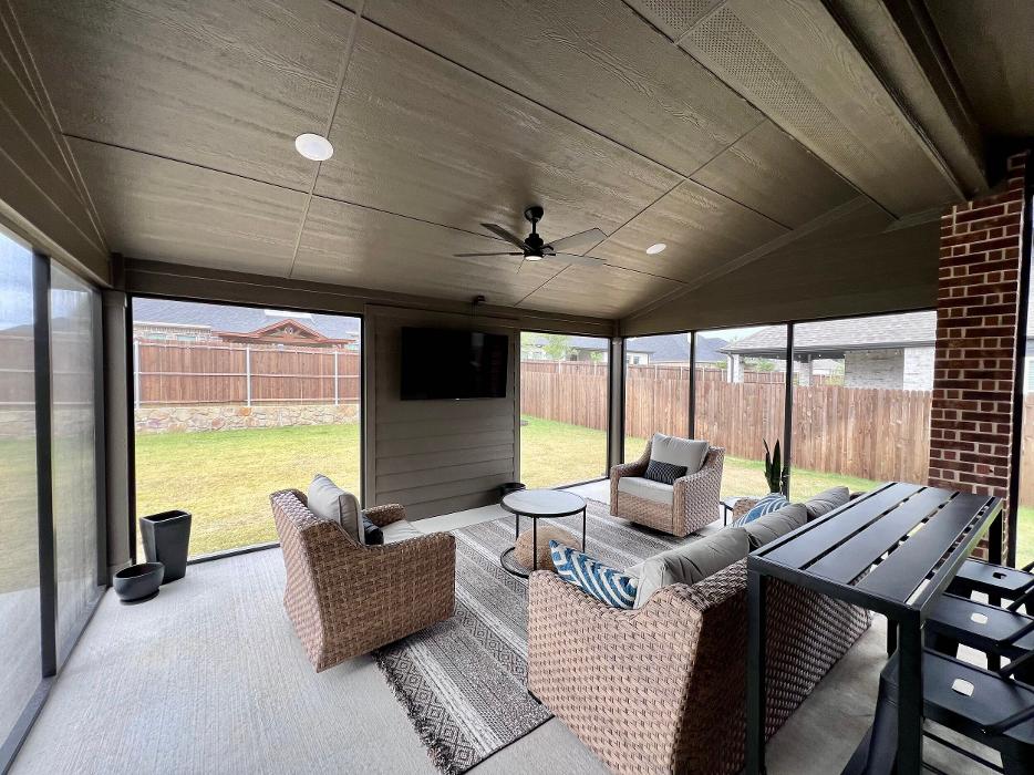 Beautiful Backyard Living Image