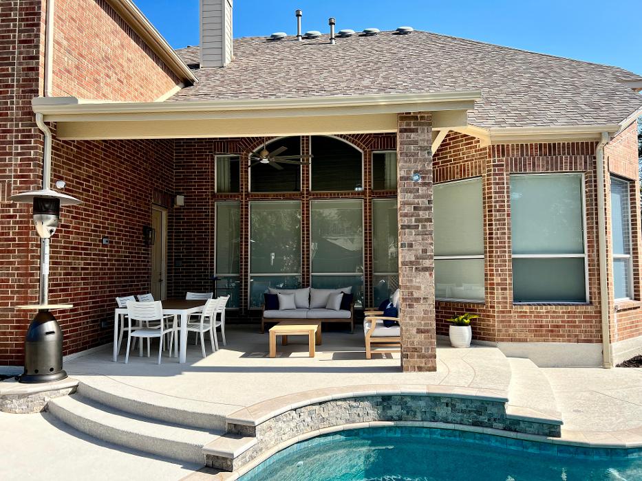 Beautiful Backyard Living Image