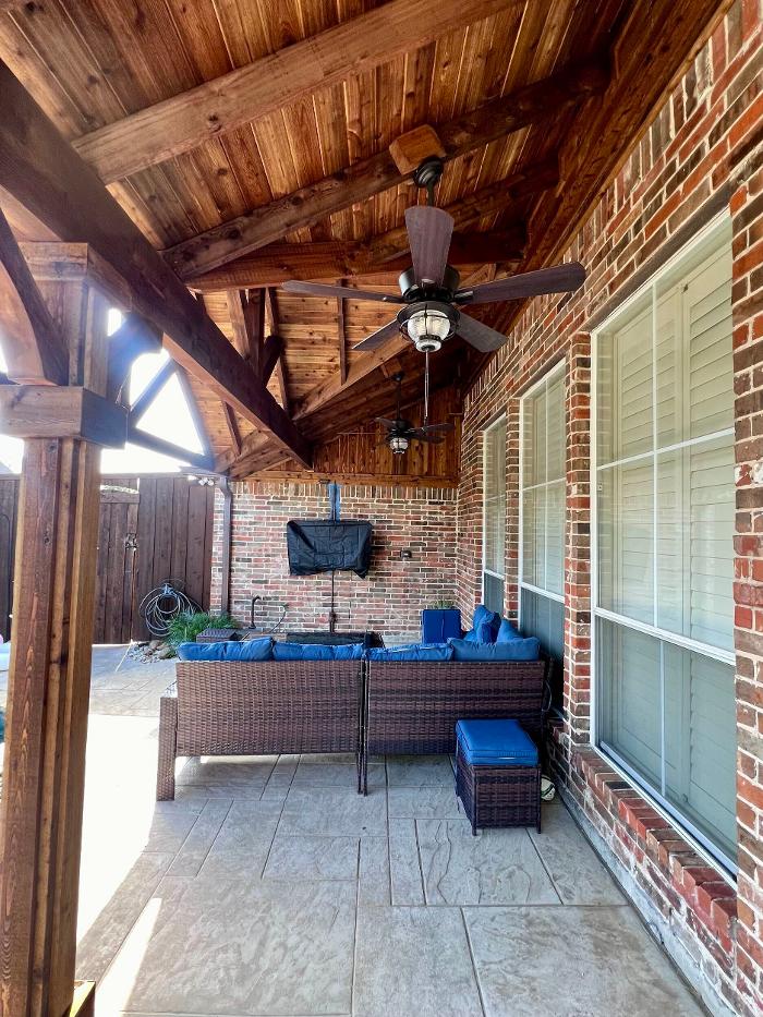 Beautiful Backyard Living Image