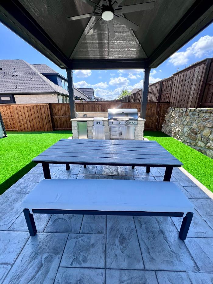 Beautiful Backyard Living Image