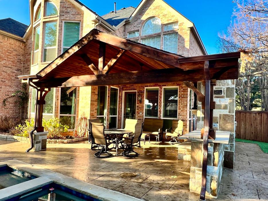 Beautiful Backyard Living Image