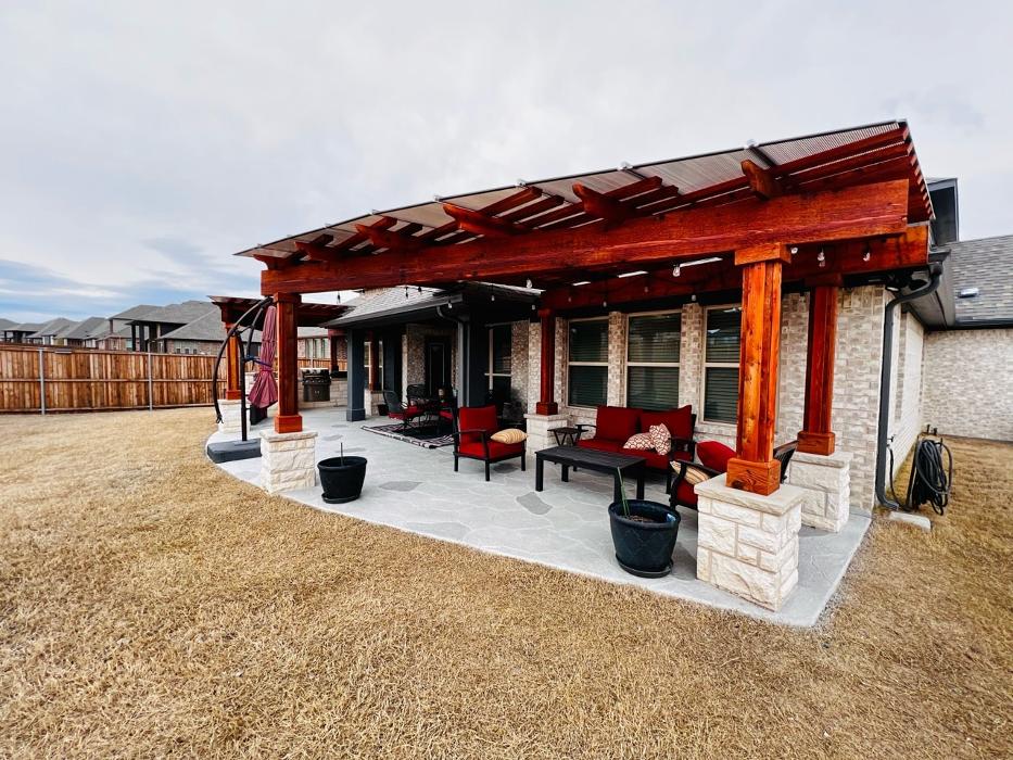 Beautiful Backyard Living Image