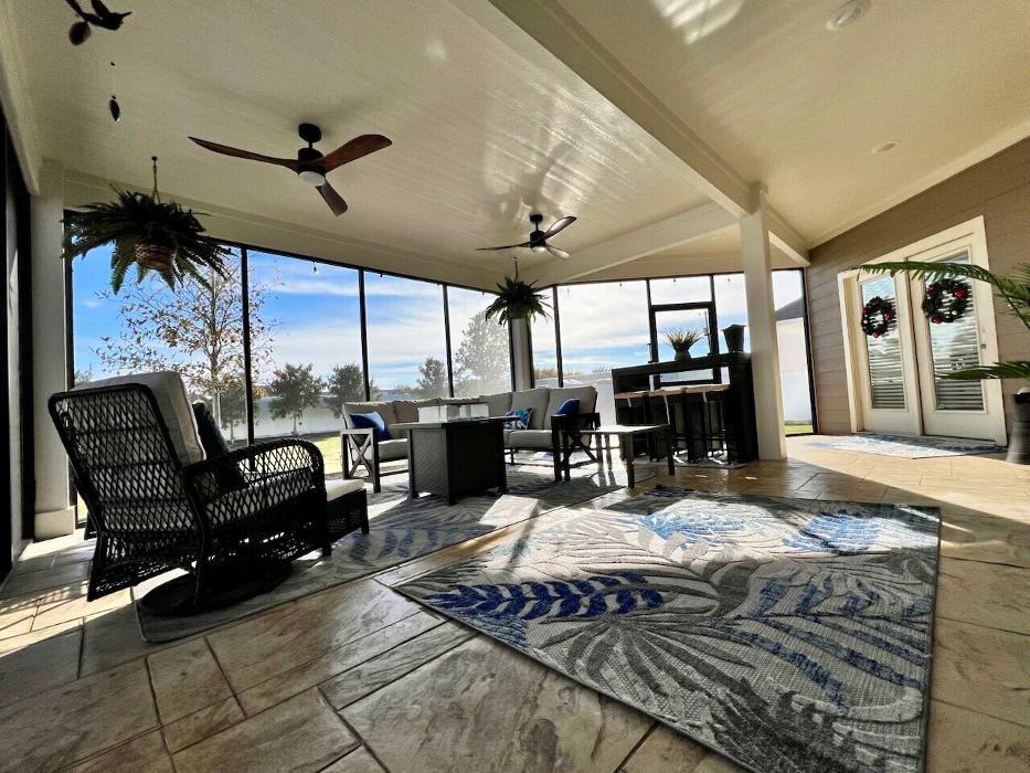 Beautiful Backyard Living Image