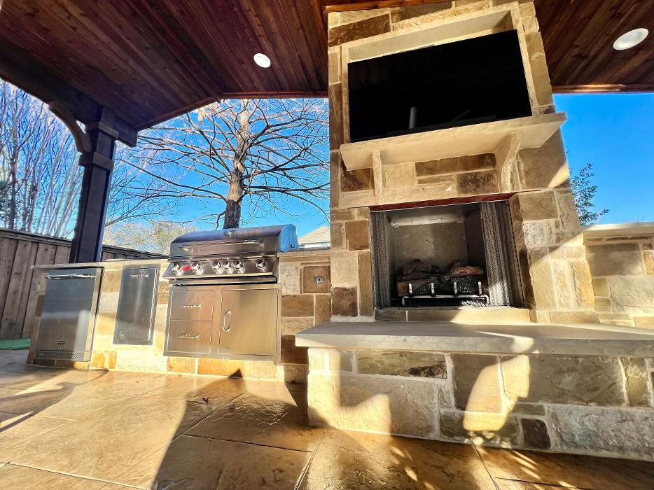 Beautiful Backyard Living Image