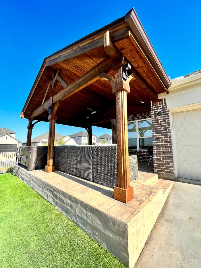 Beautiful Backyard Living Image