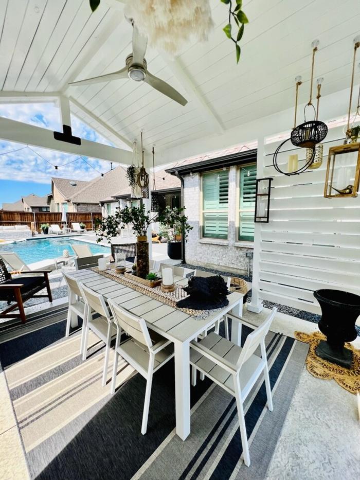 Beautiful Backyard Living Image