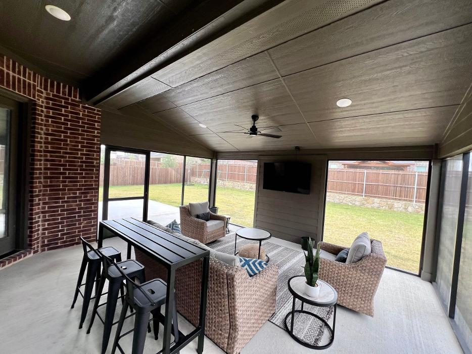 Beautiful Backyard Living Image