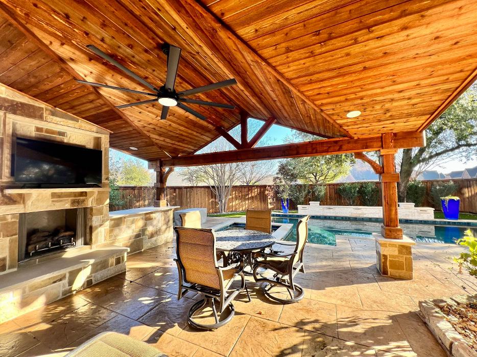 Beautiful Backyard Living Image