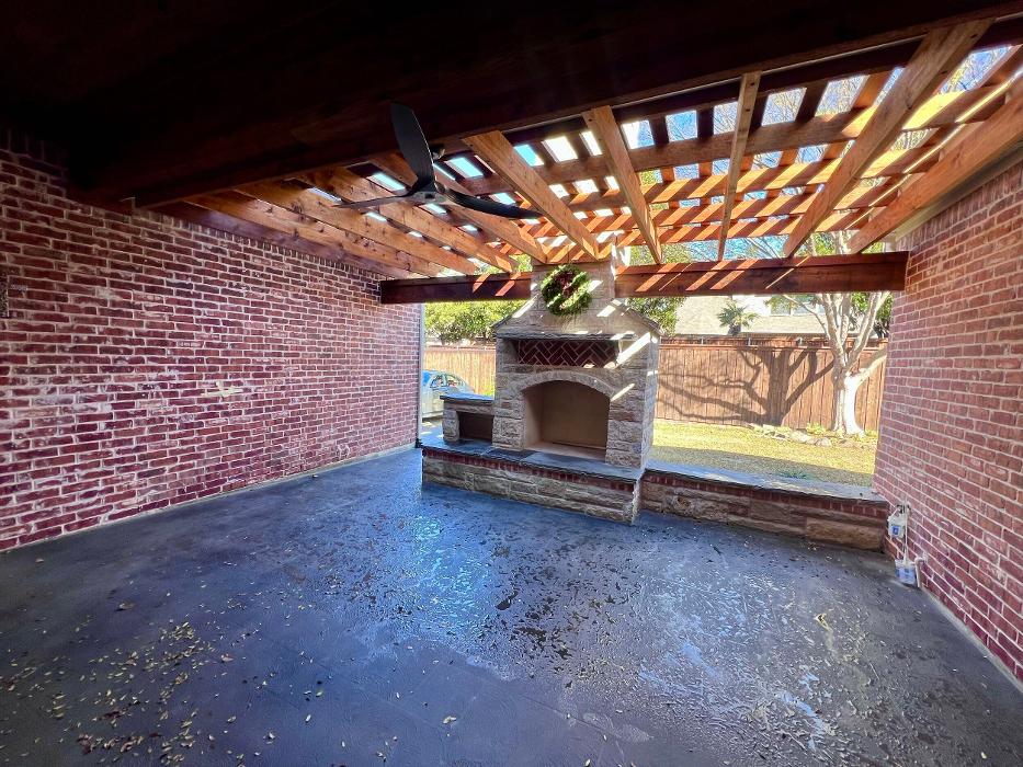 Beautiful Backyard Living Image