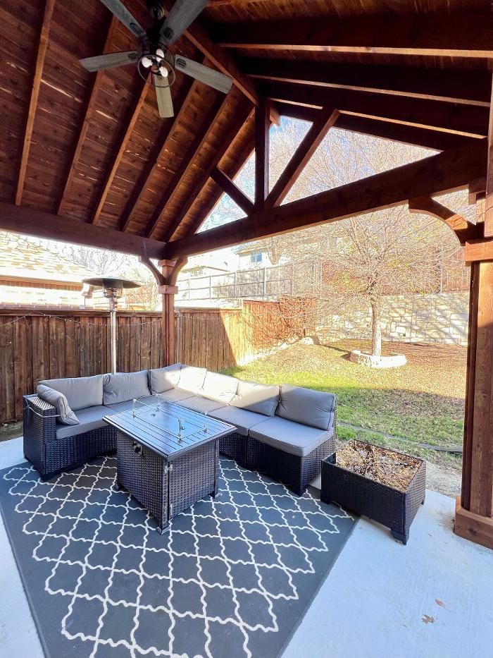 Beautiful Backyard Living Image