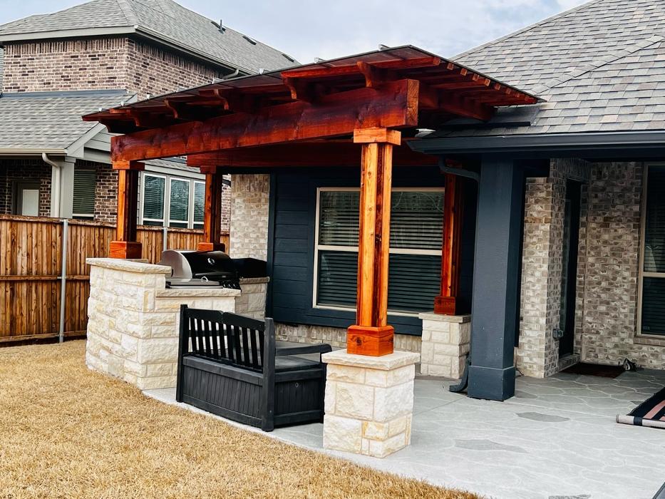 Beautiful Backyard Living Image