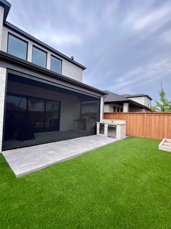 Beautiful Backyard Living Image