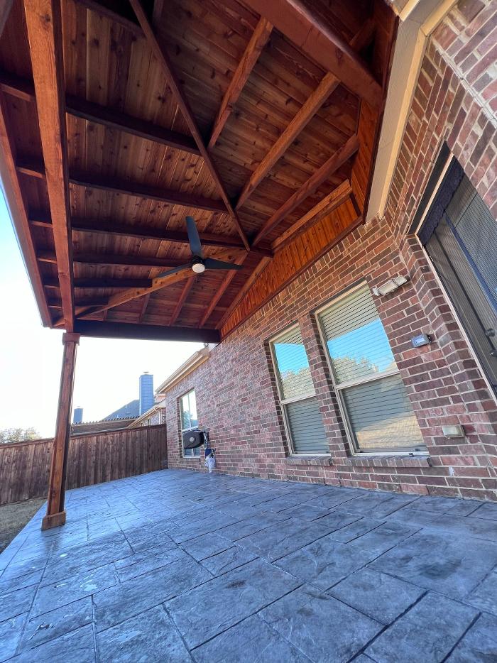 Beautiful Backyard Living Image