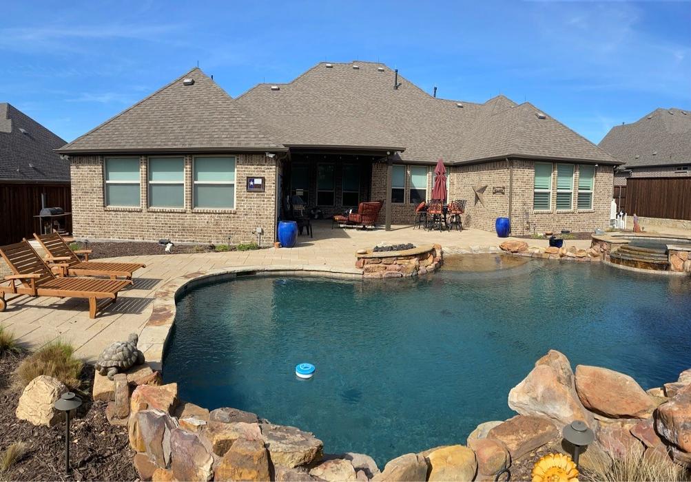 Beautiful Backyard Living Image