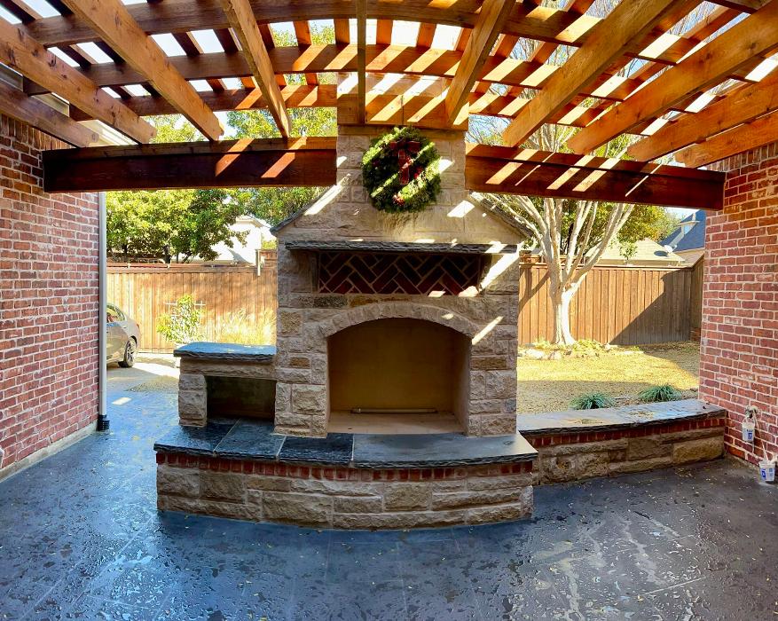 Beautiful Backyard Living Image