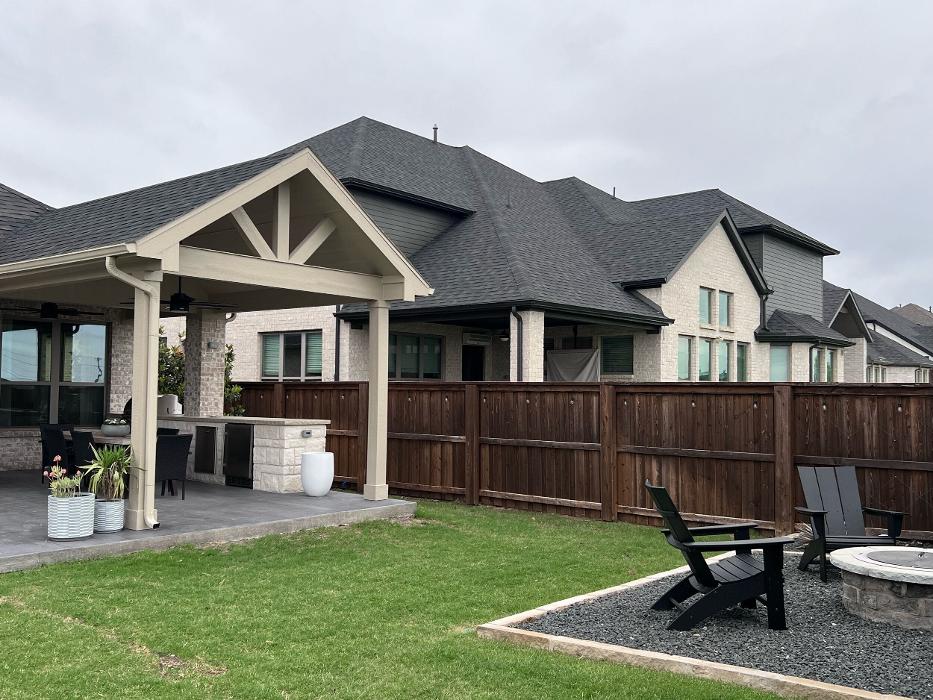 Beautiful Backyard Living Image