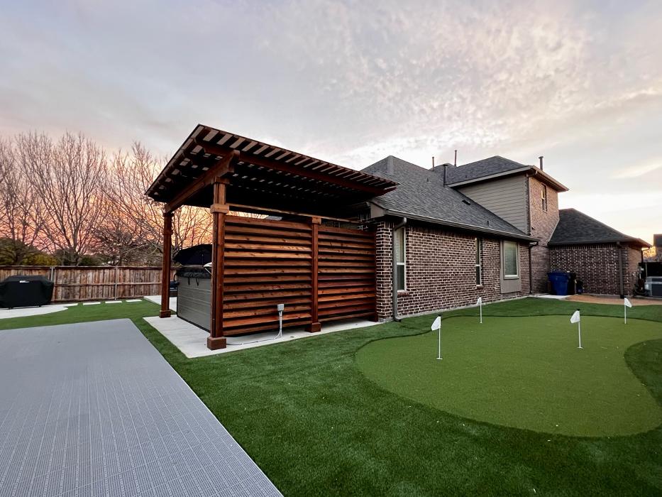 Beautiful Backyard Living Image