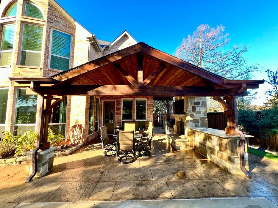 Beautiful Backyard Living Image