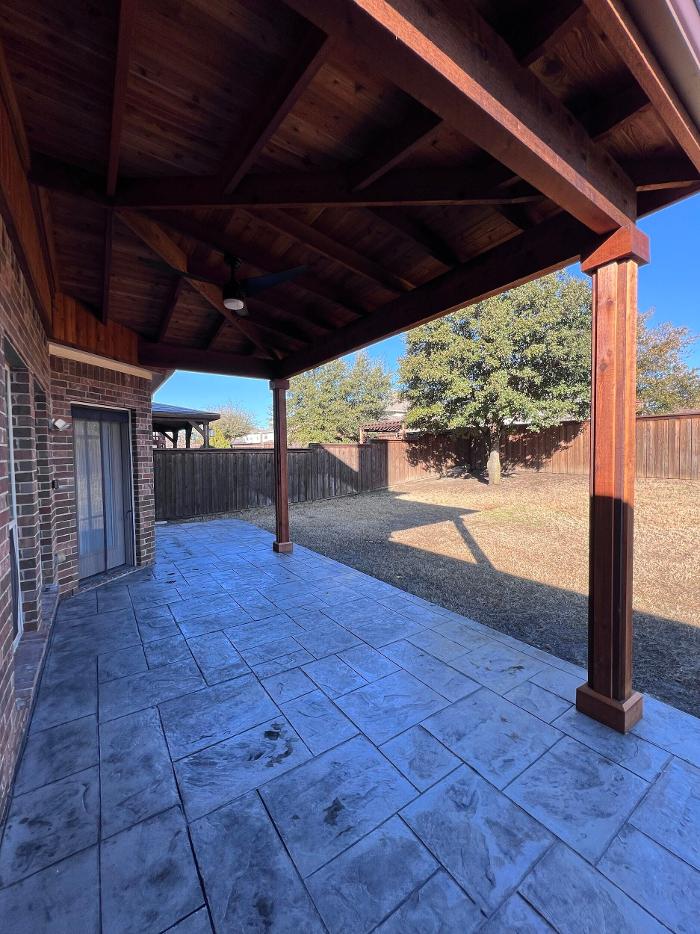 Beautiful Backyard Living Image