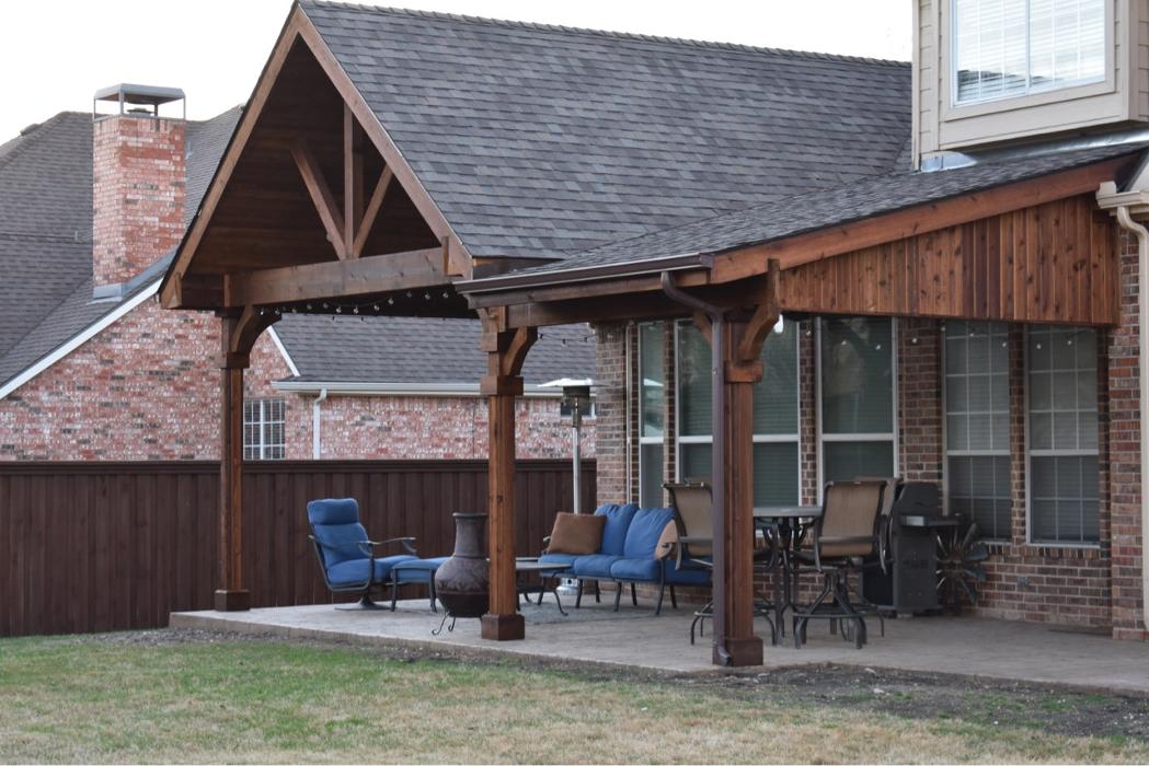 Beautiful Backyard Living Image