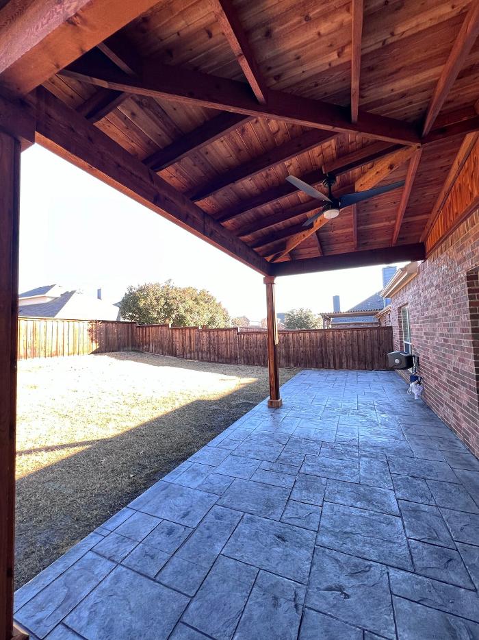 Beautiful Backyard Living Image