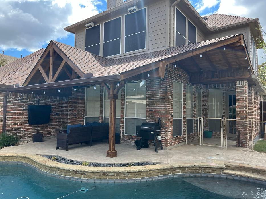 Beautiful Backyard Living Image